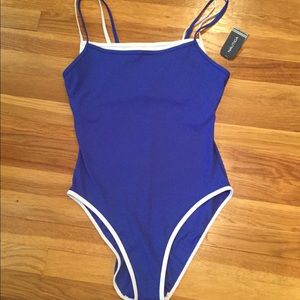 Nautica Ribbed Double Layer Classic Swimsuit